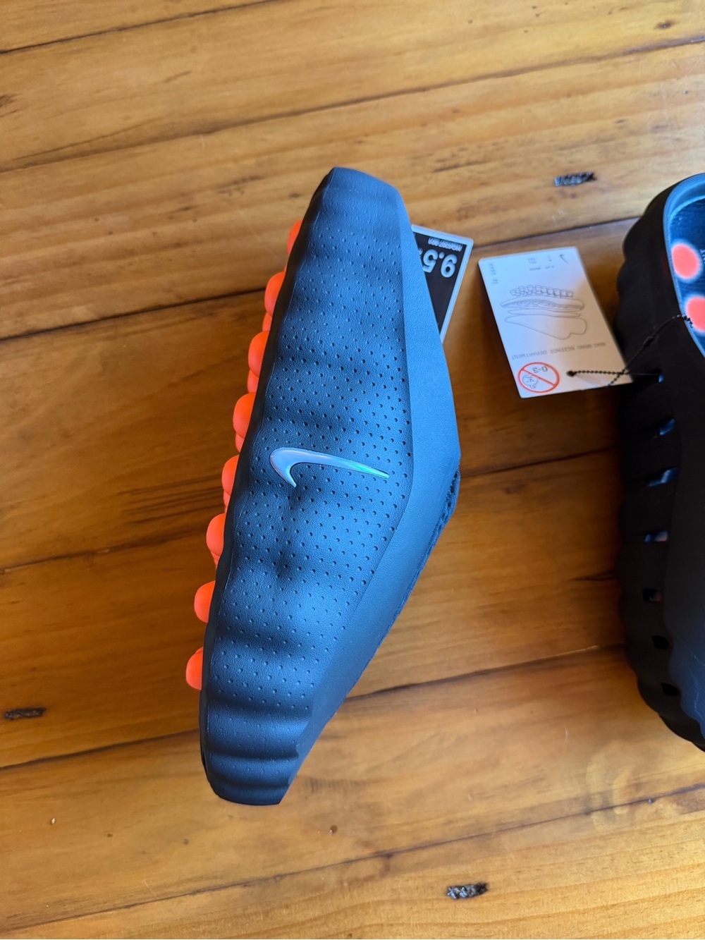 NWT Nike black slip-on Mind 001 slides - Picture 3 of 5